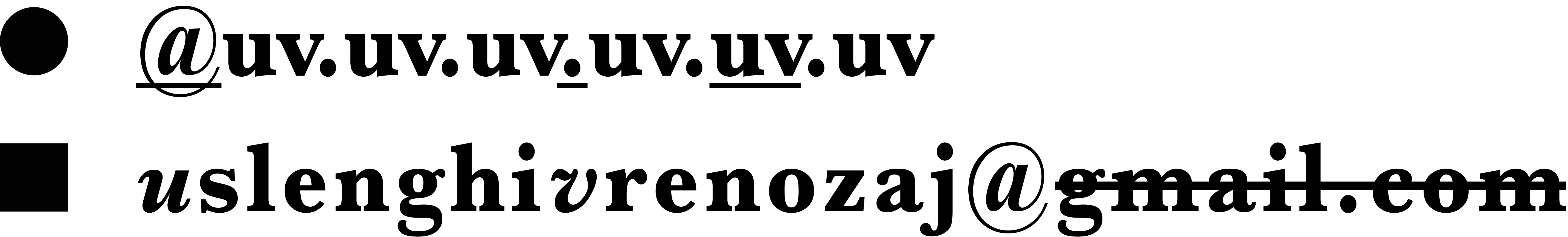 Contatti UV